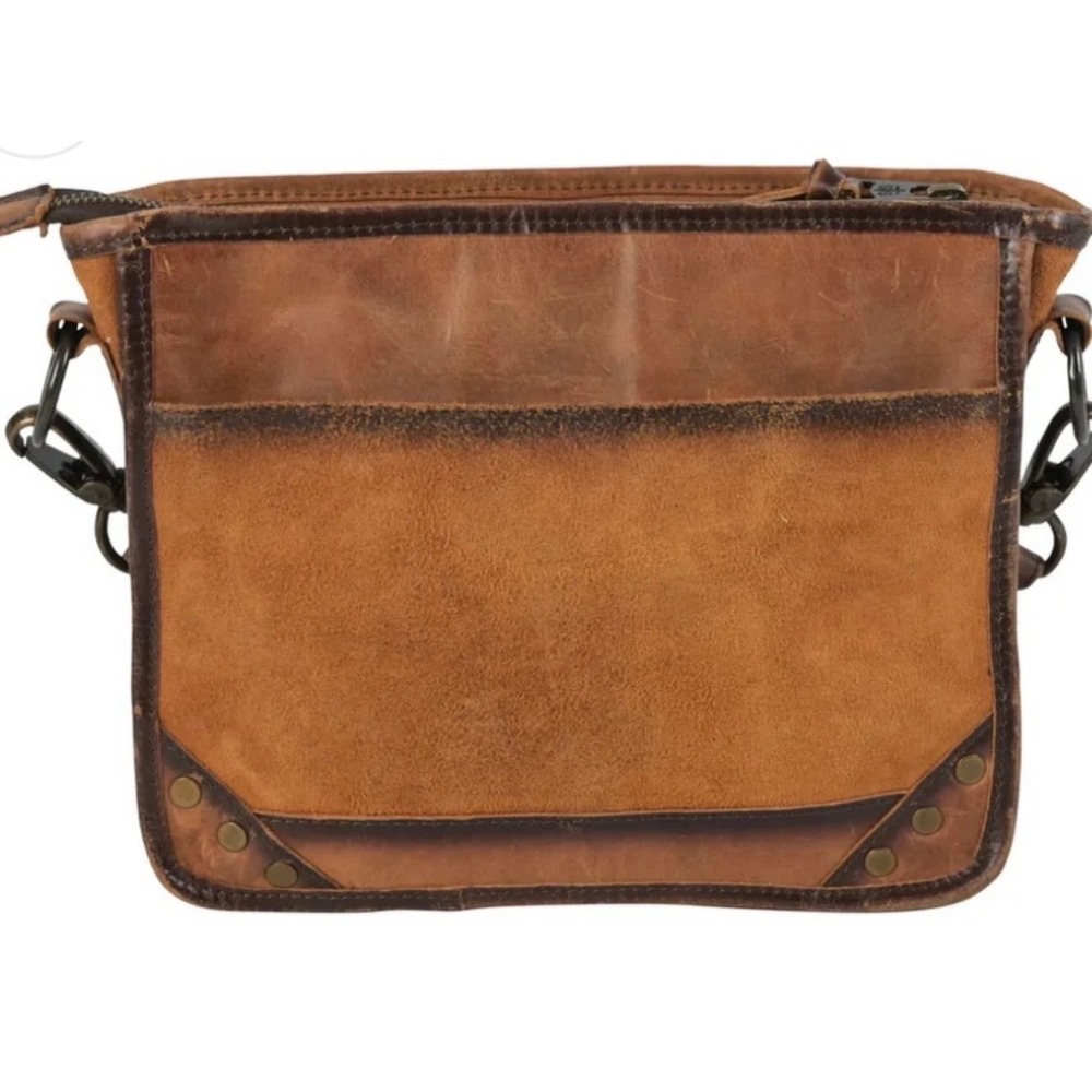 NWT STS Ranchwear Serape Mae Palomino Crossbody Purse Leather Woven Western BOHO - Picture 2 of 10